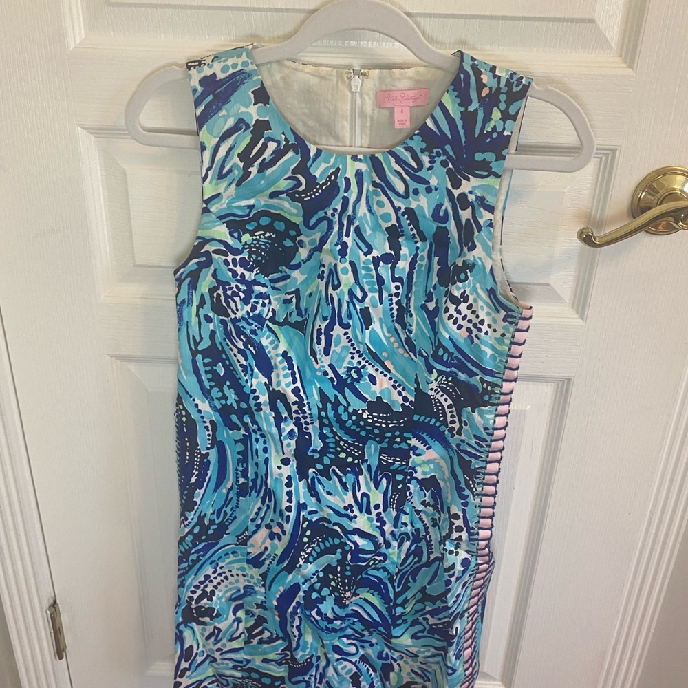 Lilly Pulitzer Mlia Shift Crash The Bash Shift Dr… - image 4